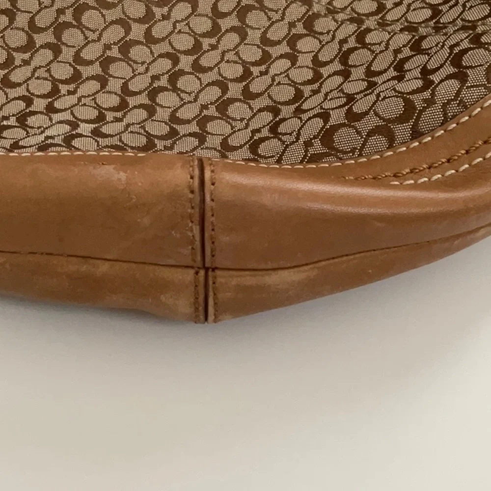 COACH PURSE WITH LEATHER TRIM - Picture 2 of 5